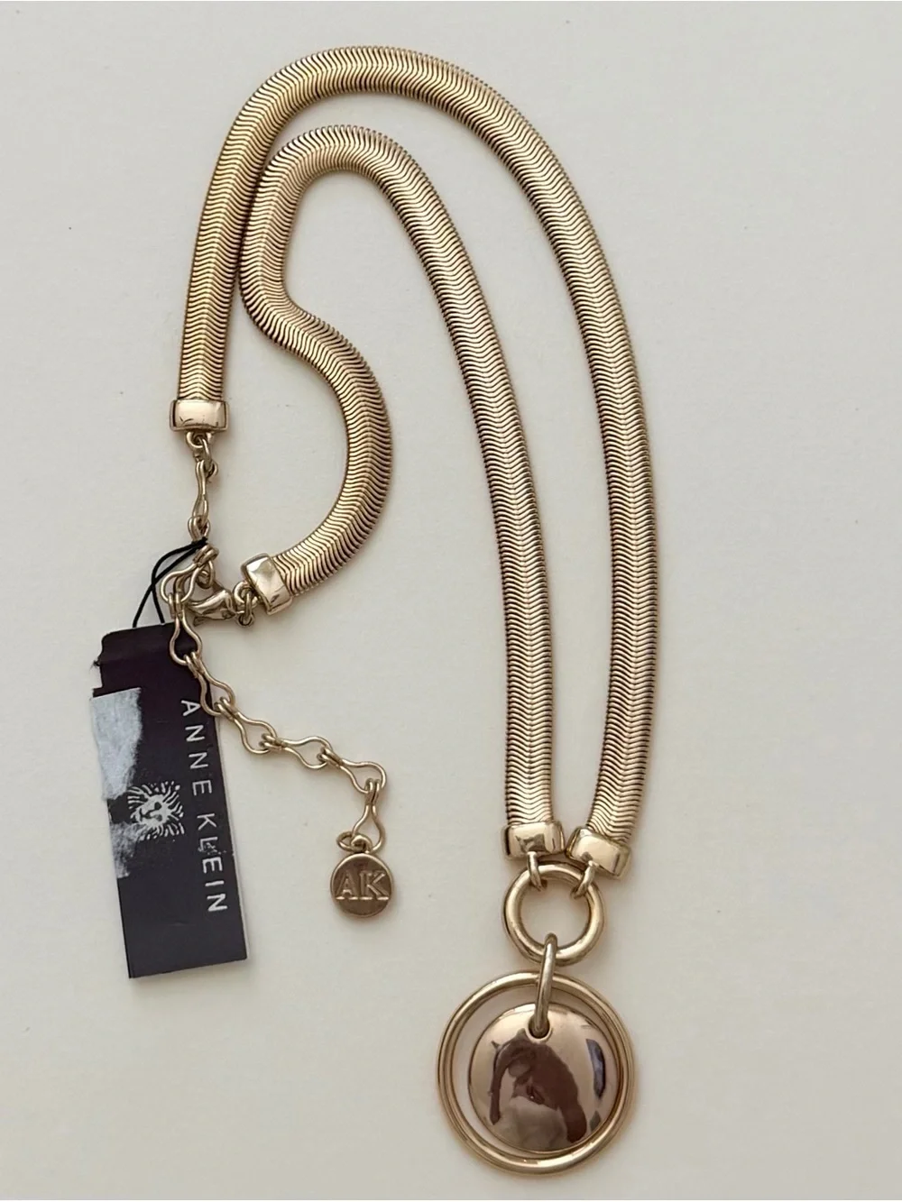 bnwt anne klein gold necklace - Picture 2 of 2